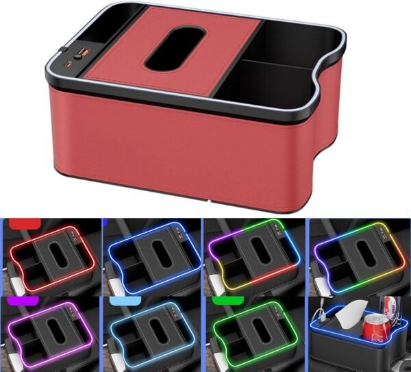 Car Office Storage Box - Front Seat Storage Box, Suitable for Sedan